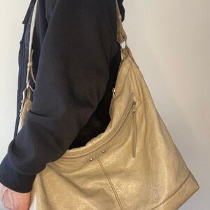 Balenciaga Gold Crossbody Bag